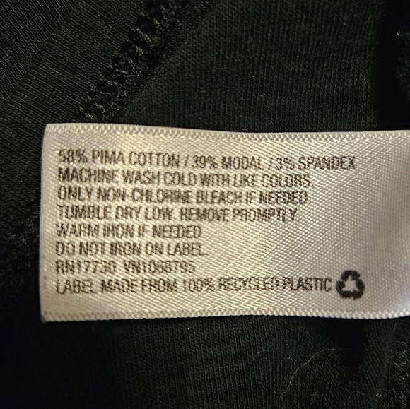 Merona women's large Ultimate black tee - Picture 2 of 5